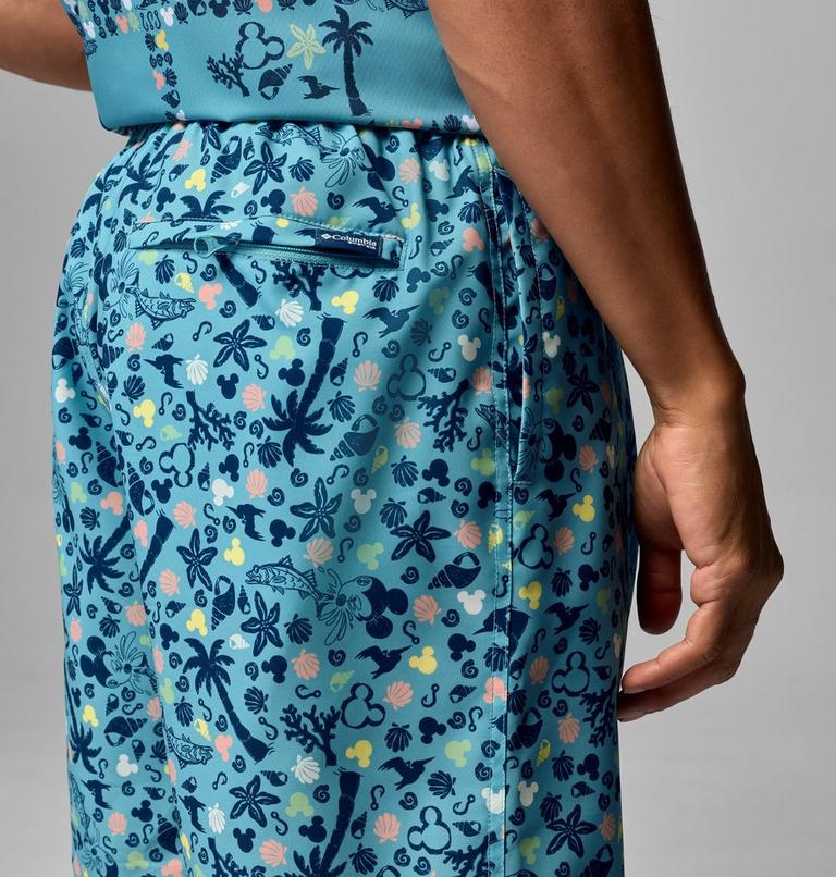 Men's PFG Disney Rambler Shorts, Color: Vintage Blue, image 6