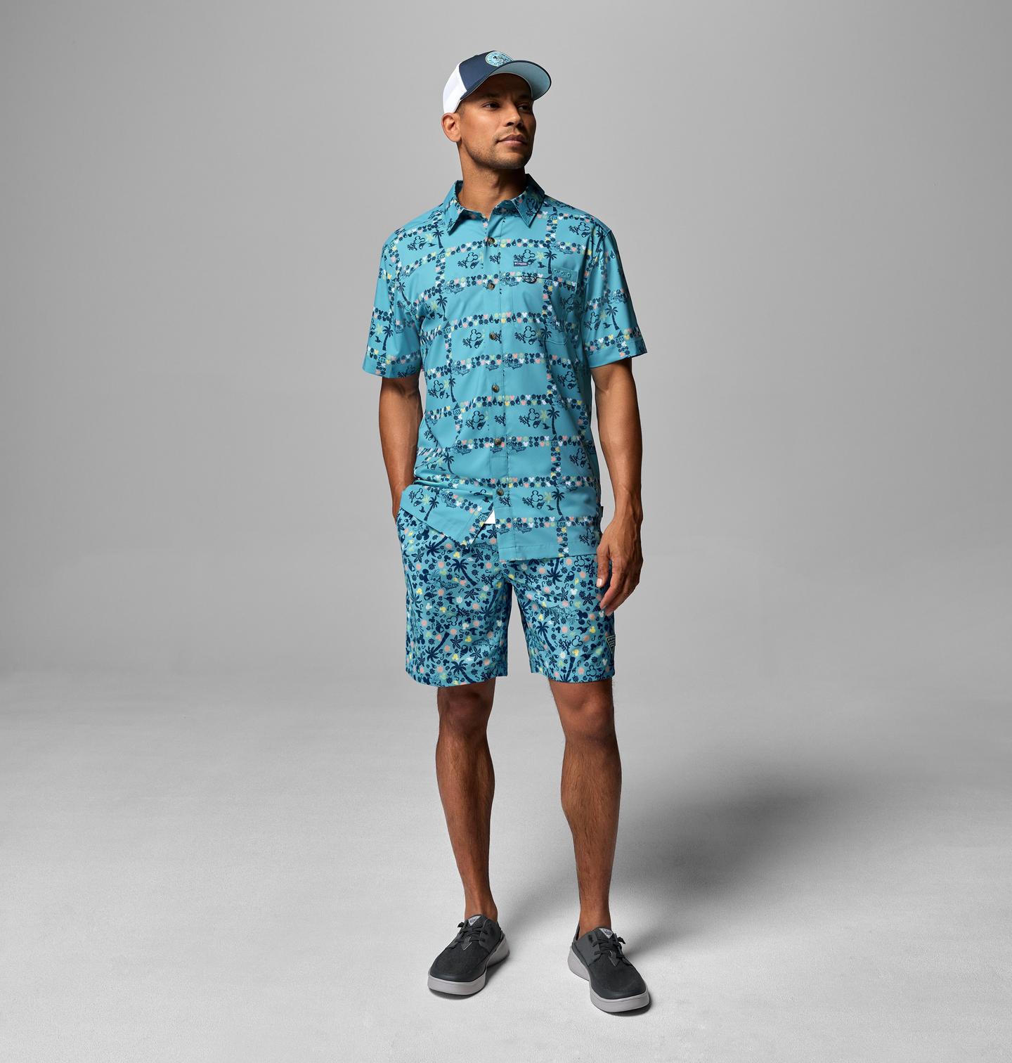 Пляжные шорты PFG Rambler™ Water для мужчин — Columbia, цвет: Винтажный синий — фото 2