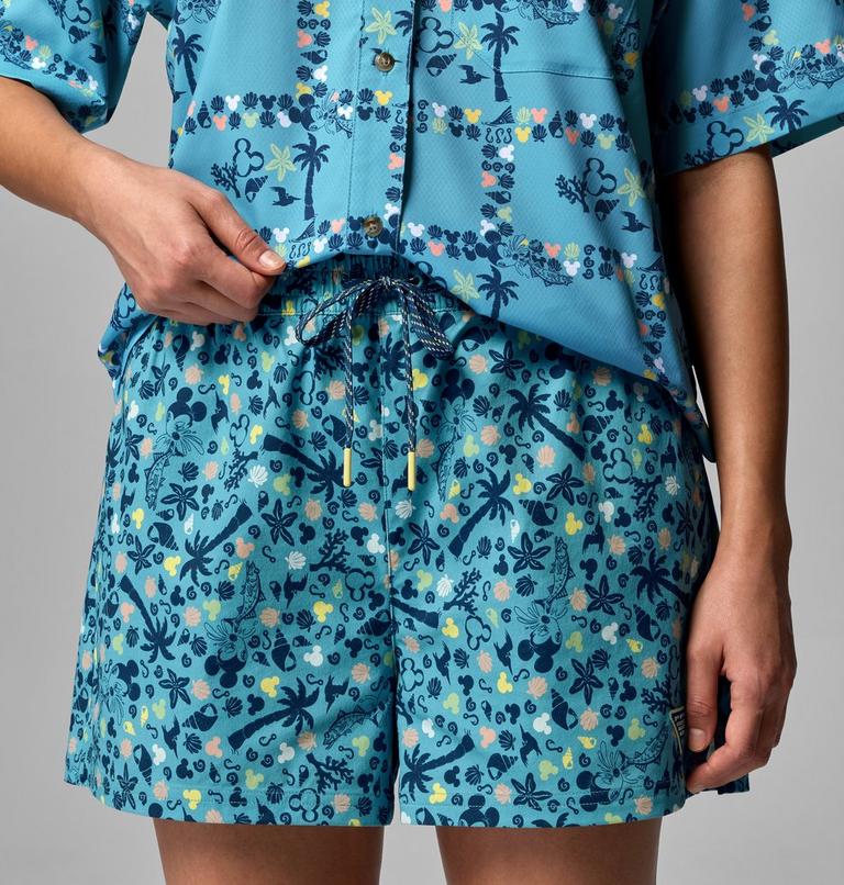 Women's PFG Disney Rugged Water Shorts, Color: Vintage Blue, image 5