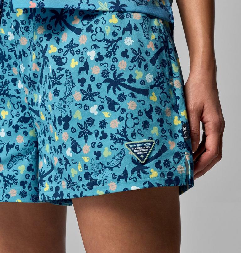 Women's PFG Disney Rugged Water Shorts, Color: Vintage Blue, image 7