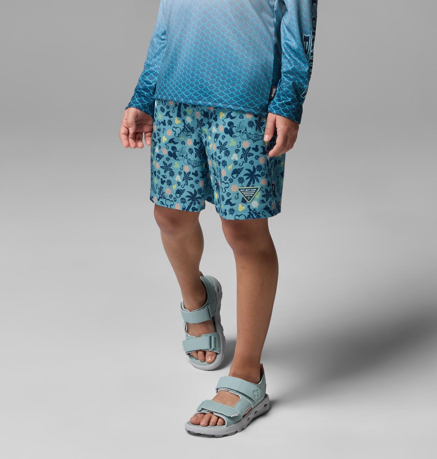 Пляжные шорты PFG Rambler™ Water для детей — Columbia, цвет: Винтажный синий — фото 3