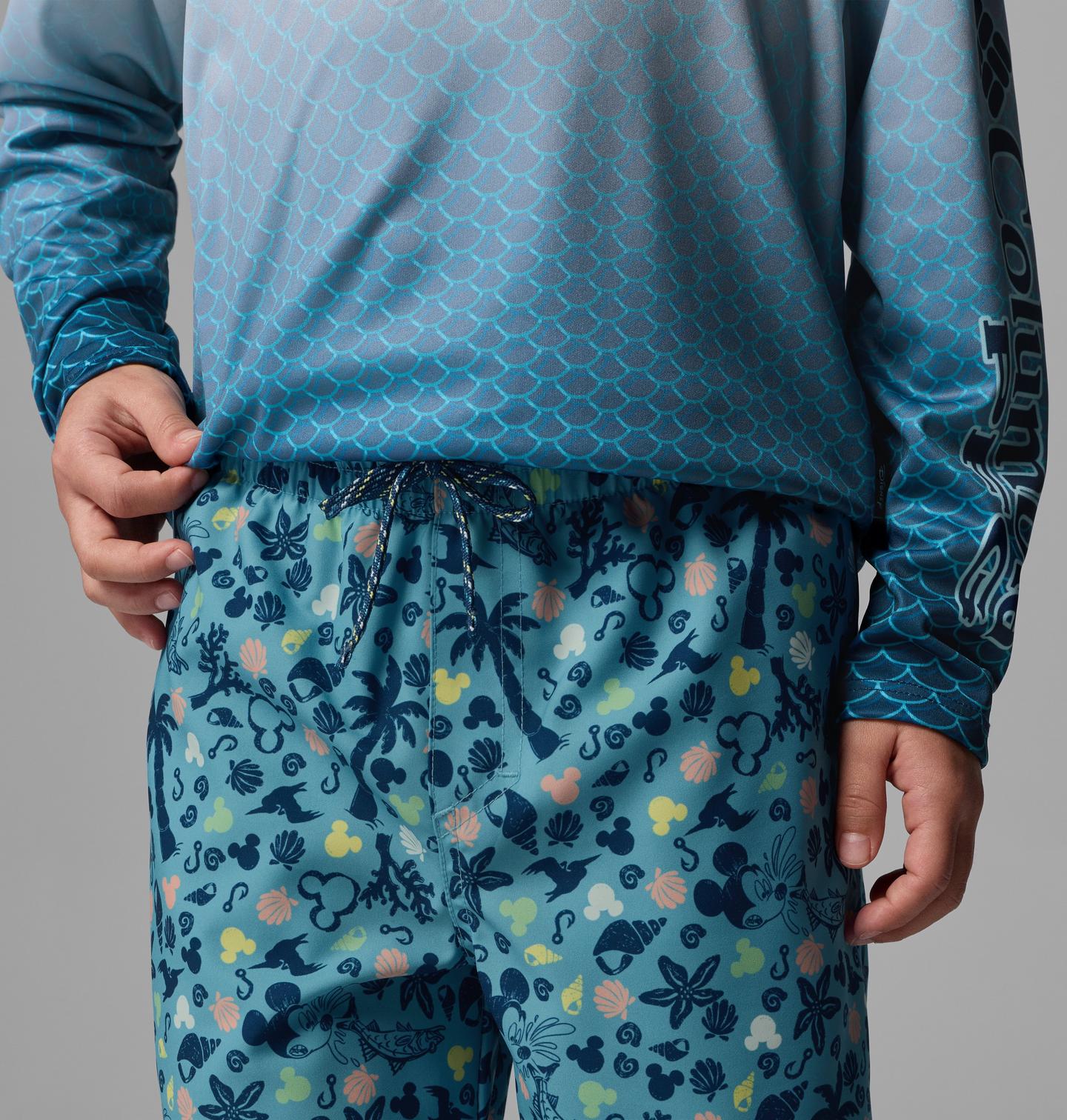Пляжные шорты PFG Rambler™ Water для детей — Columbia, цвет: Винтажный синий — фото 4