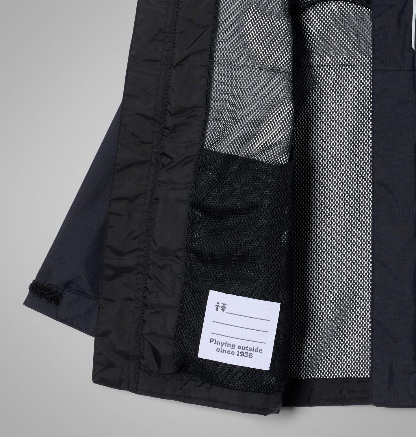 Куртка Columbia Pouration Jacket для малышей, цвет: Чёрный — фото 2