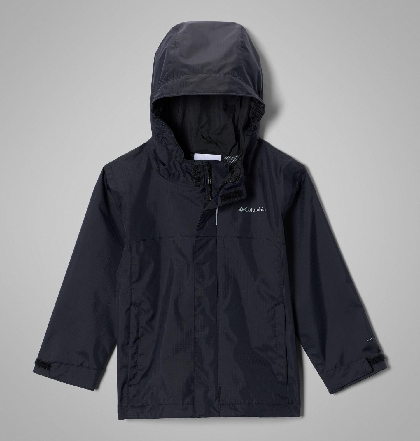 Куртка Columbia Pouration Jacket для малышей, цвет: Чёрный — фото 1