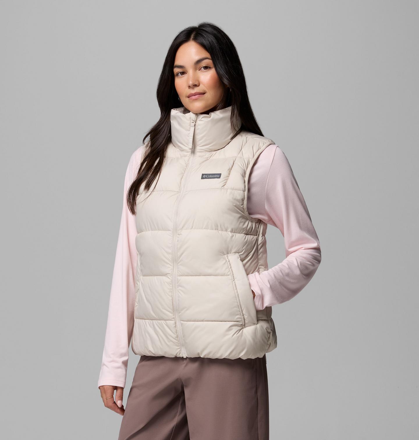 Женский жилет Columbia Lakeport Vest, цвет: Серо-бежевый — фото 4