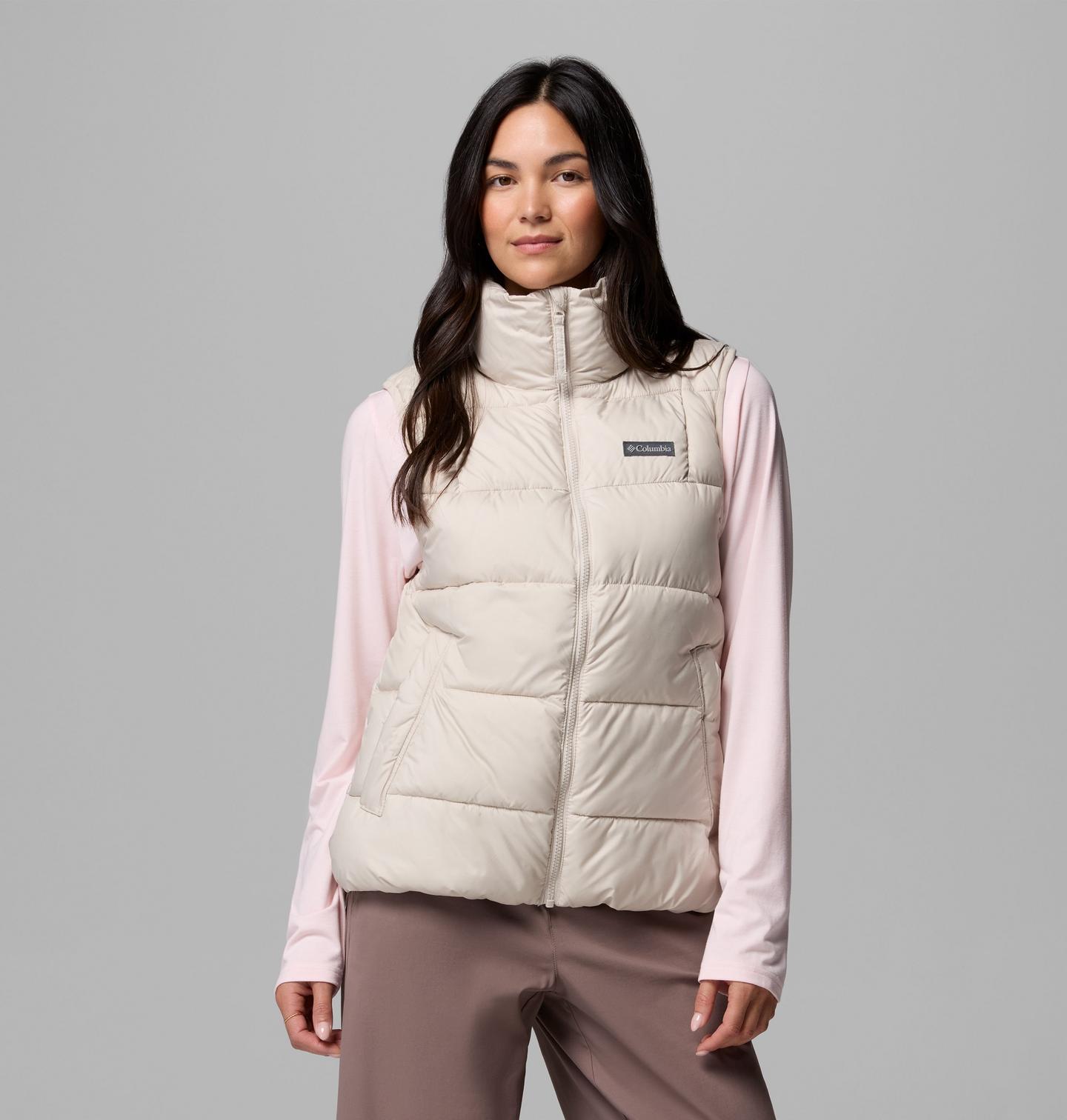 Женский жилет Columbia Lakeport Vest, цвет: Серо-бежевый — фото 1