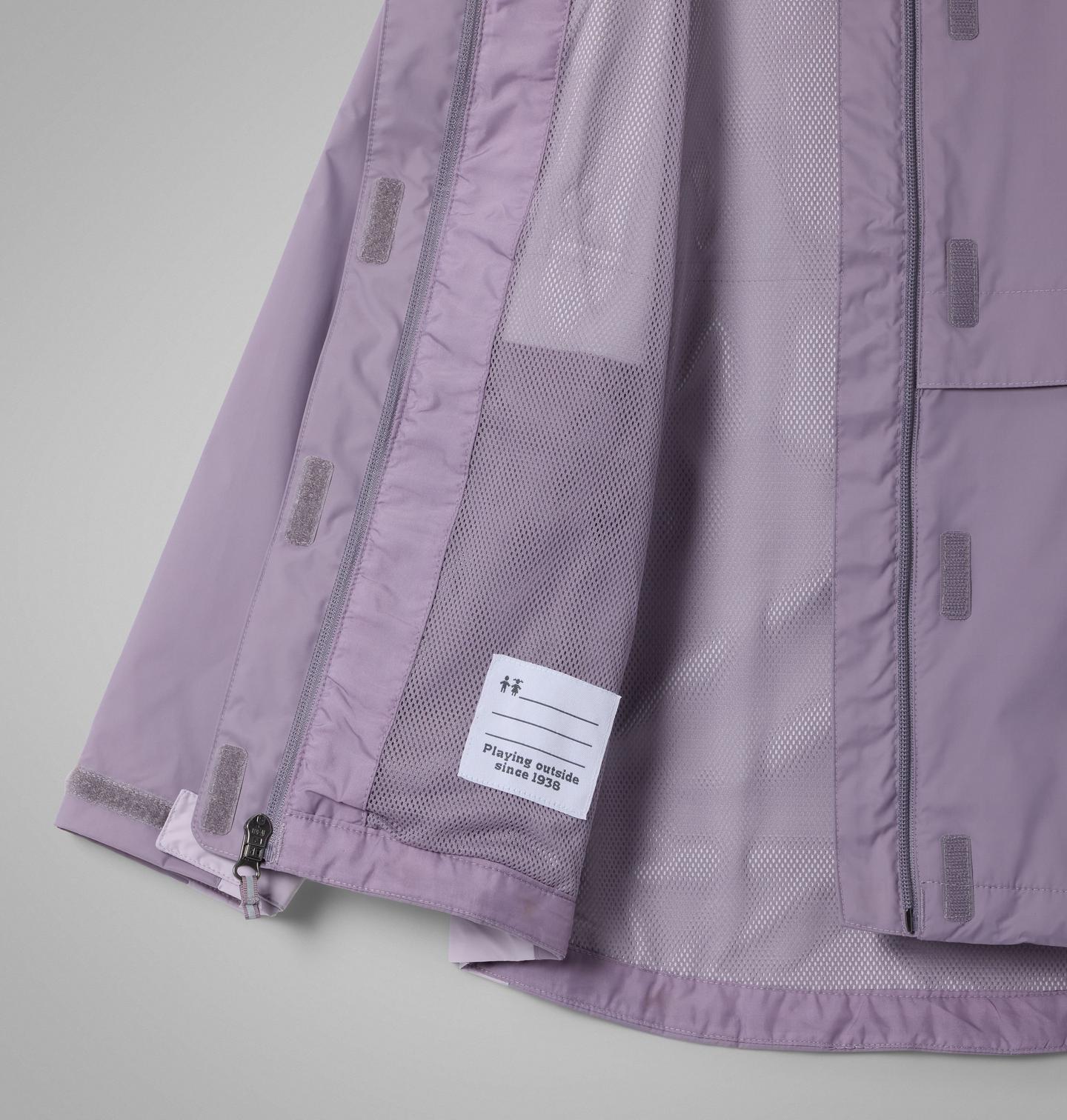 Куртка Columbia Timber Pointe 1.0 Jacket для девочек, цвет: Фиолетовый / Жемчужный — фото 2