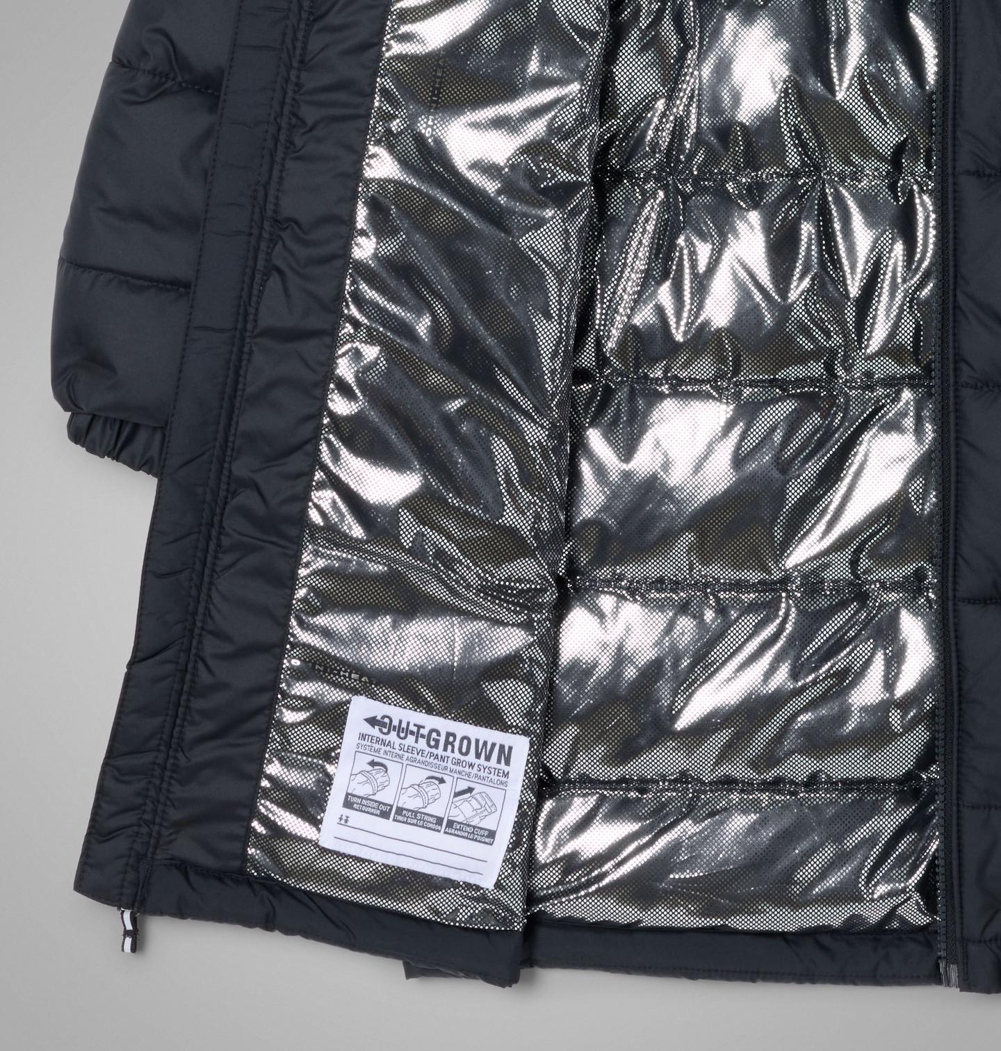 Куртка Columbia Lakeport Mid Jacket для девочек, цвет: Чёрный — фото 3