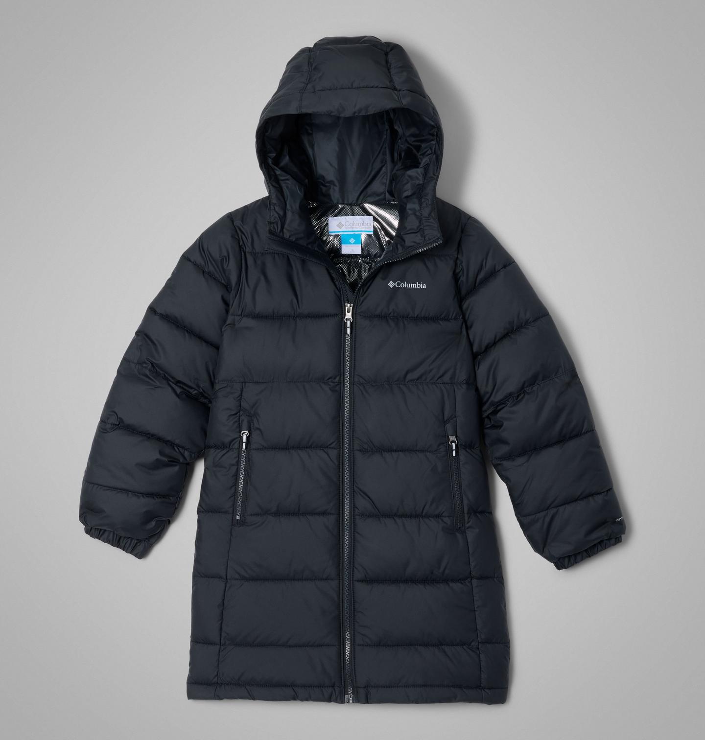 Куртка Columbia Lakeport Mid Jacket для девочек, цвет: Чёрный — фото 1