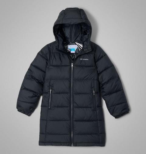 Куртка Columbia Lakeport Mid Jacket для девочек, цвет: Чёрный