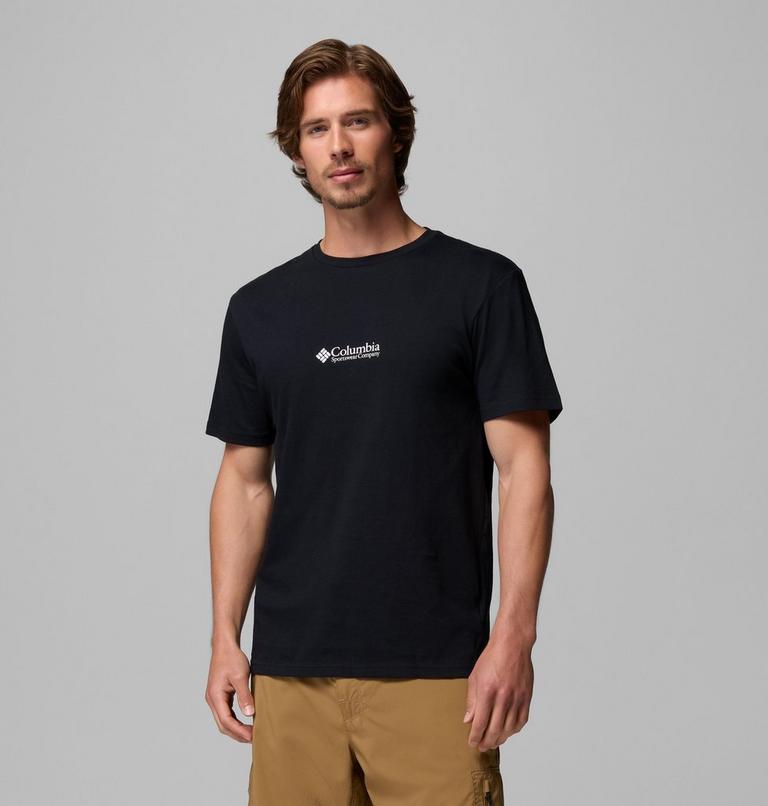 Men's Knoll Canyon Organic Cotton Graphic T-Shirt, Color: Black, Hike More, image 3