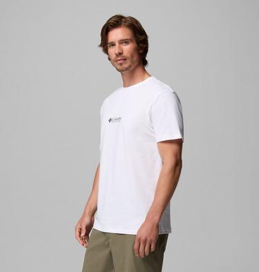 Men's Knoll Canyon Organic Cotton Graphic T-Shirt, Color: White, Hike More, image 4