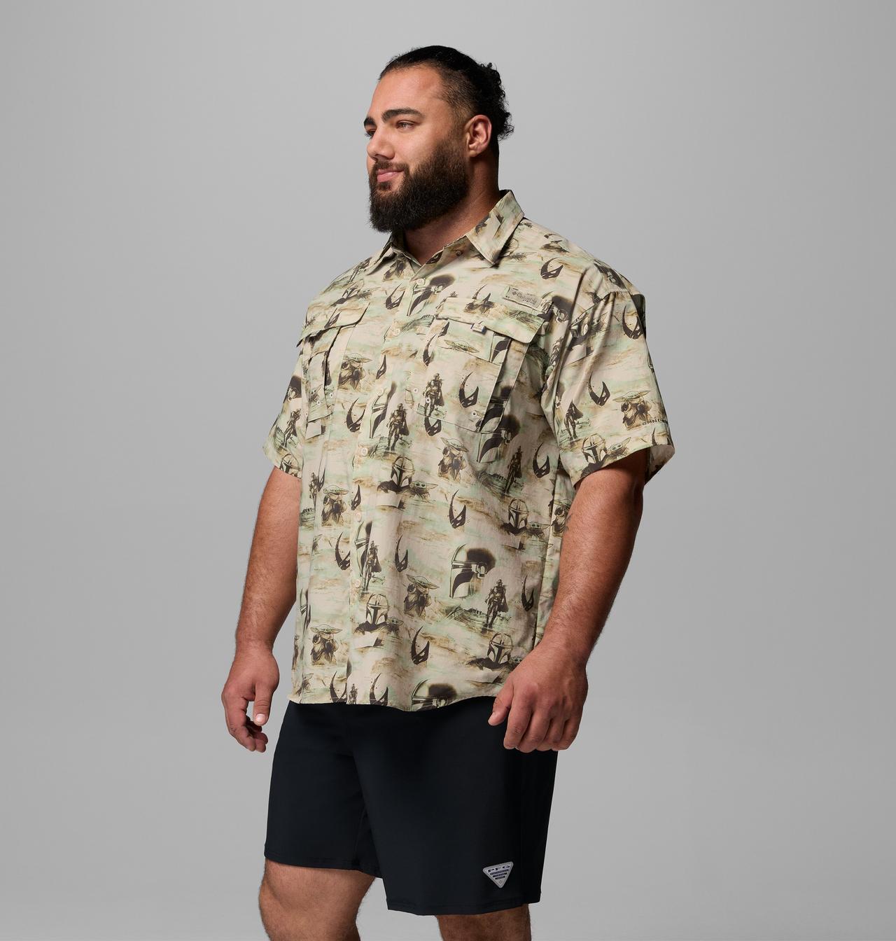 Men's The Mandalorian™ & Grogu™ Bahama™ Shirt - Big 4