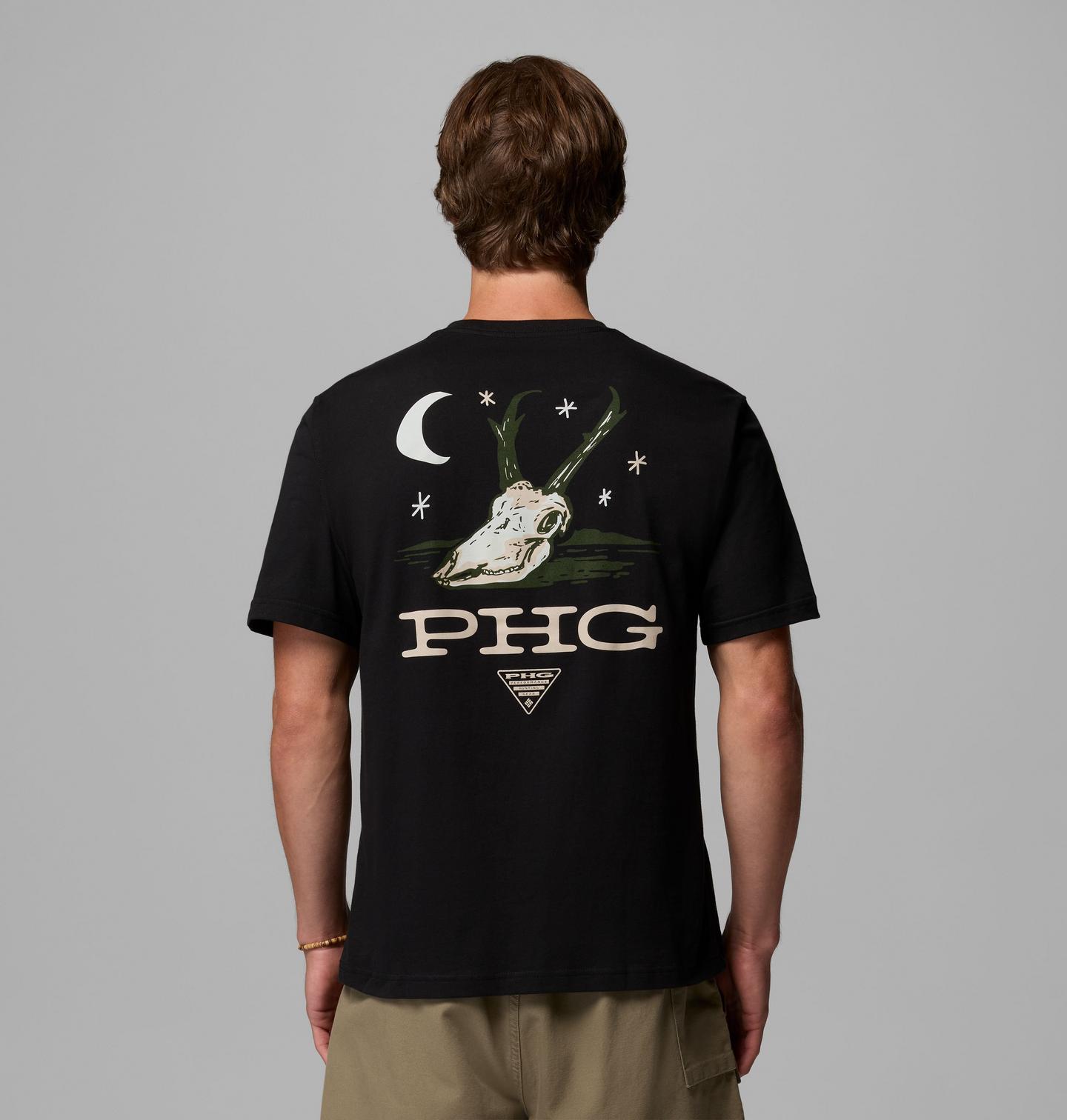 Мужская футболка Columbia PHG Prong Night T-Shirt, цвет: Чёрный — фото 1