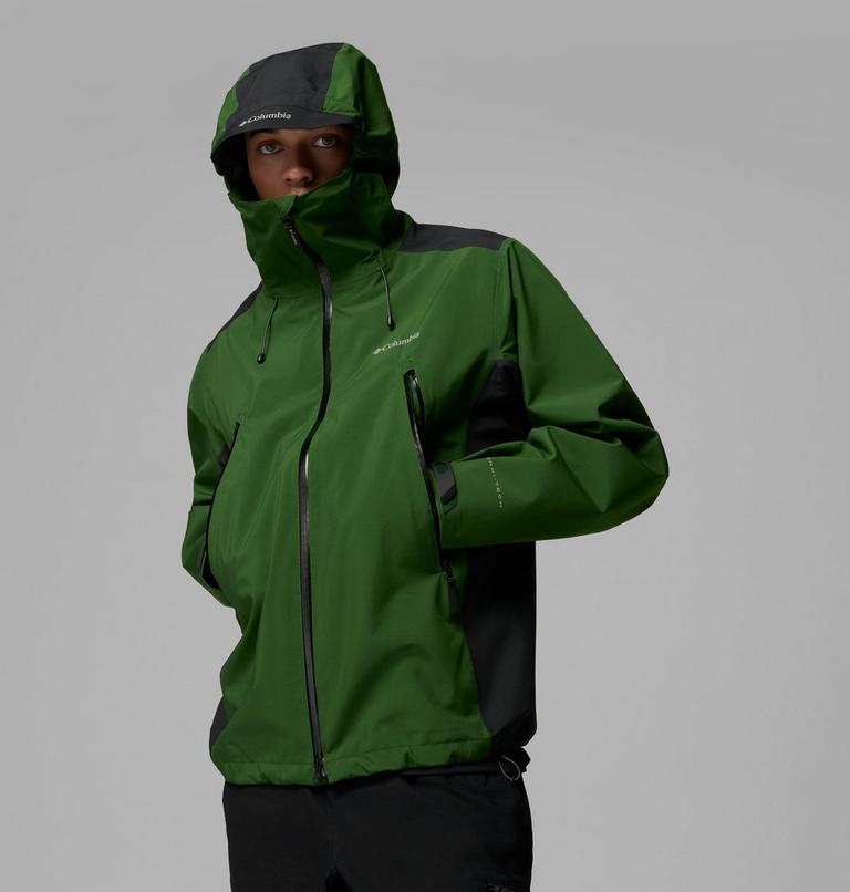 Men's Striker 3L Waterproof Jacket, Color: Woodland, Black, image 14