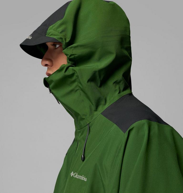 Men's Striker 3L Waterproof Jacket, Color: Woodland, Black, image 7