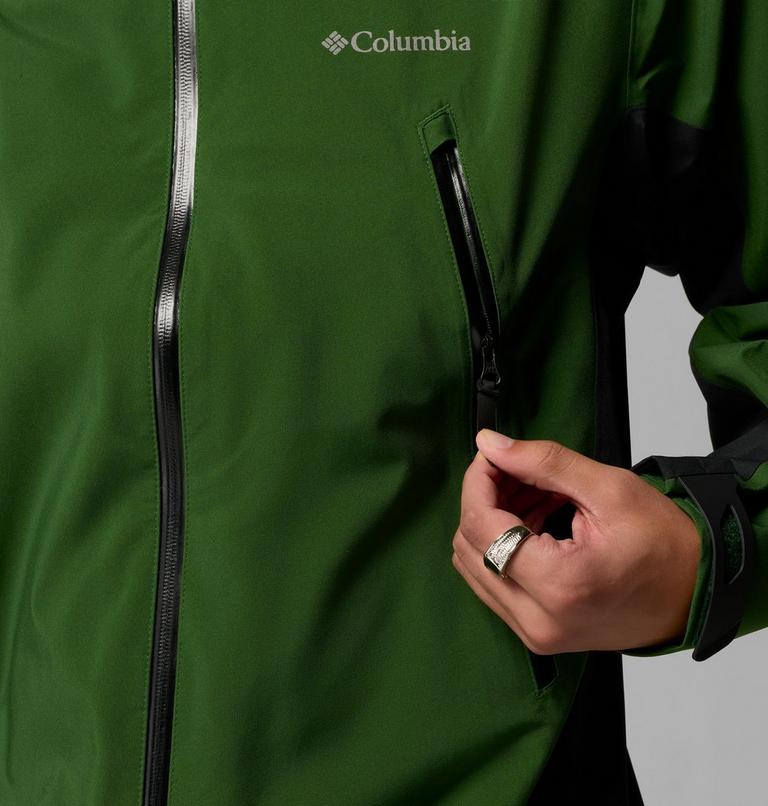 Men's Striker 3L Waterproof Jacket, Color: Woodland, Black, image 12