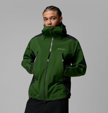 Men's Striker 3L Waterproof Jacket, Color: Woodland, Black, image 1