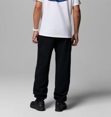 Men's Heavyweight Jogger, Color: Black, Snowy Peaks, image 3