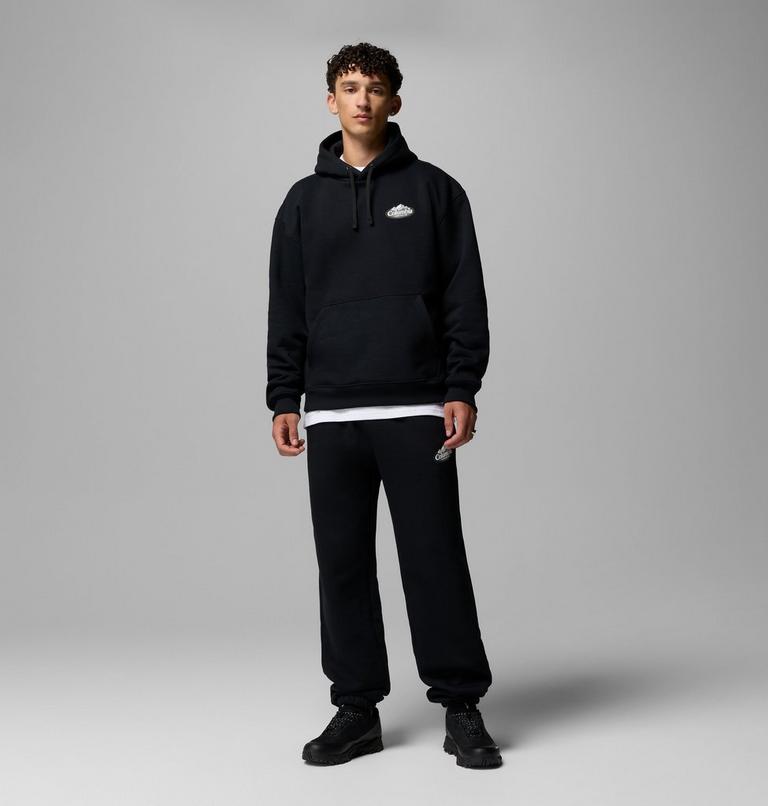 Men's Heavyweight Jogger, Color: Black, Snowy Peaks, image 8