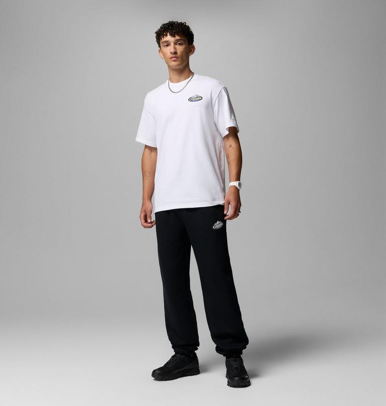 Men's Heavyweight Jogger, Color: Black, Snowy Peaks, image 9