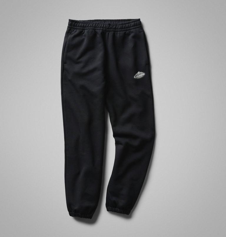 Men's Heavyweight Jogger, Color: Black, Snowy Peaks, image 10