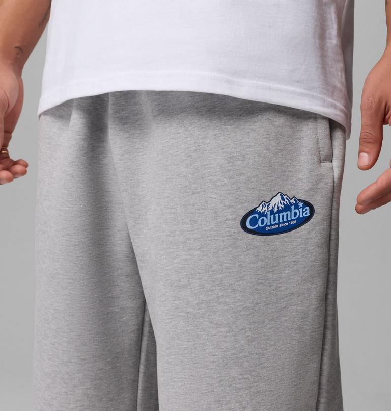 Men's Heavyweight Jogger, Color: Columbia Grey Heather, Snowy Peaks, image 6