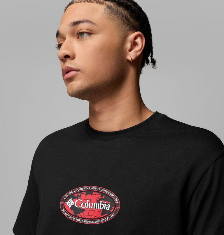 Men's Heavyweight Graphic T-Shirt, Color: Black, Worldwide, image 5