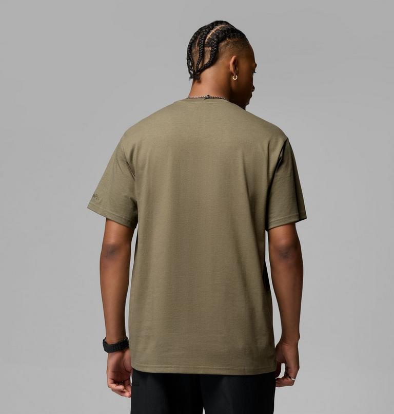 Men's Heavyweight Graphic T-Shirt, Color: Stone Green, Worldwide, image 3