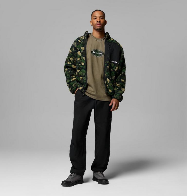 Men's Heavyweight Graphic T-Shirt, Color: Stone Green, Worldwide, image 2