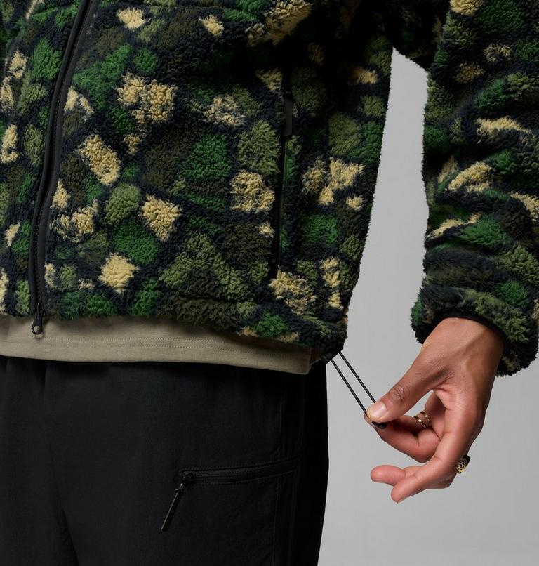 Giacca in pile stampata Mou/tain da uomo, Color: Woodland Broken Rockcamo, image 7