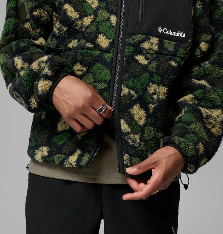 Giacca in pile stampata Mou/tain da uomo, Color: Woodland Broken Rockcamo, image 9