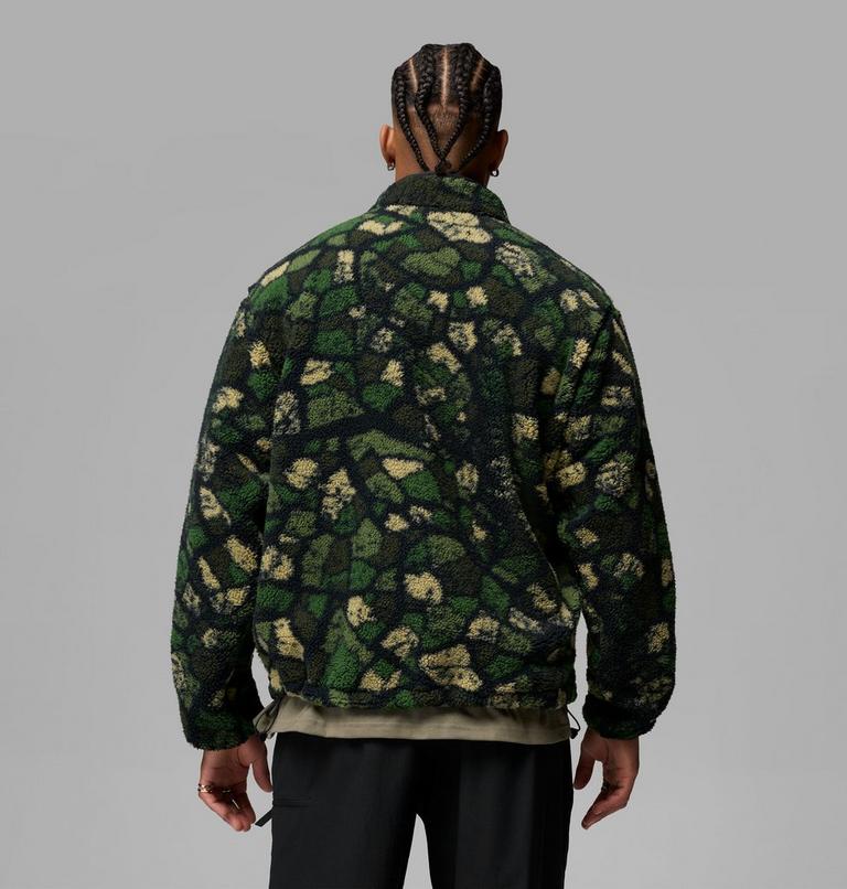 Giacca in pile stampata Mou/tain da uomo, Color: Woodland Broken Rockcamo, image 3