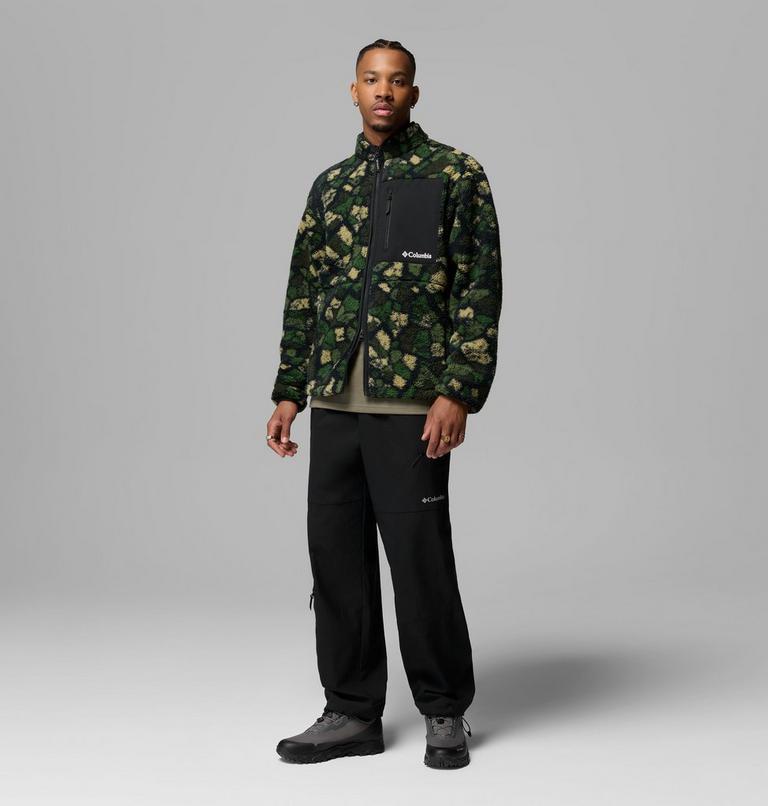 Giacca in pile stampata Mou/tain da uomo, Color: Woodland Broken Rockcamo, image 12