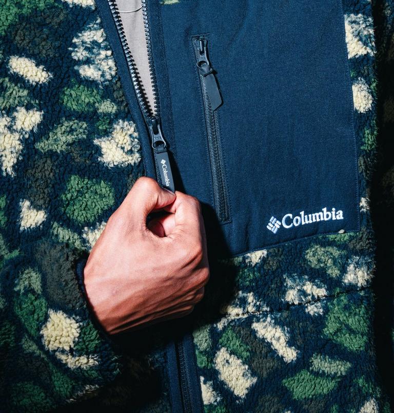 Giacca in pile stampata Mou/tain da uomo, Color: Woodland Broken Rockcamo, image 15