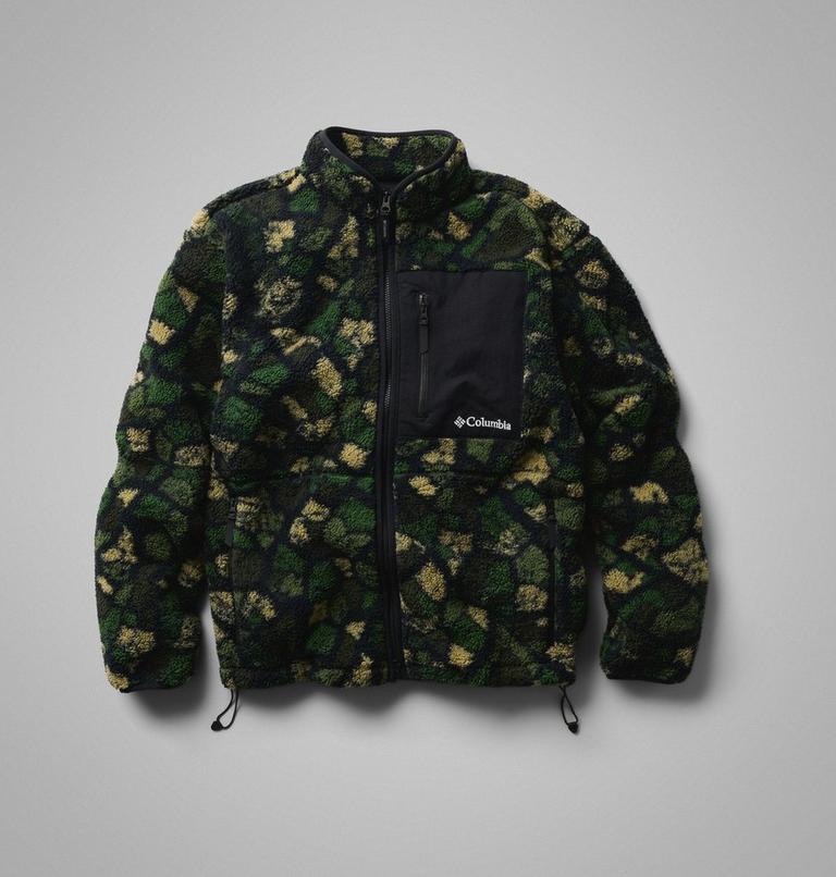 Giacca in pile stampata Mou/tain da uomo, Color: Woodland Broken Rockcamo, image 16