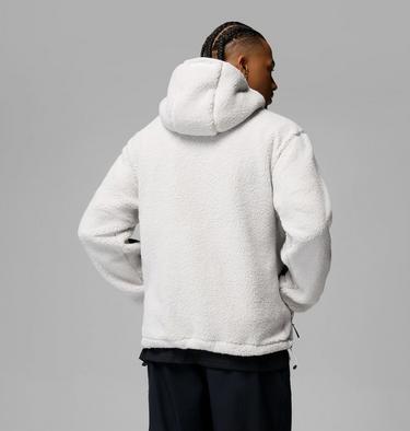 Men's Mou/tain Fleece Hoodie, Color: Moonstone, Woodland, image 9