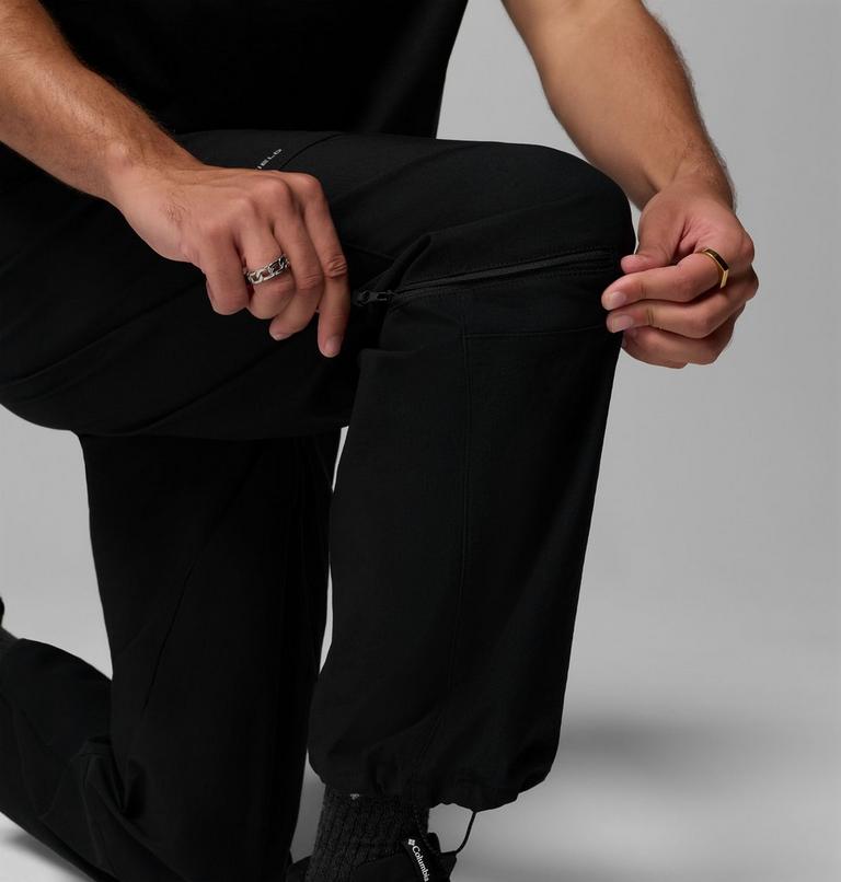 Men's Woven Cargo Jogger, Color: Black, image 9