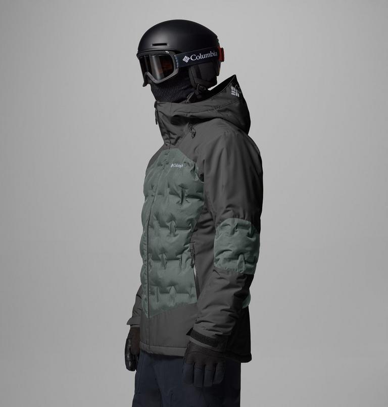 Men's Alpine Break II Insulated Ski Jacket, Color: Shark, Sedona Sage, image 3