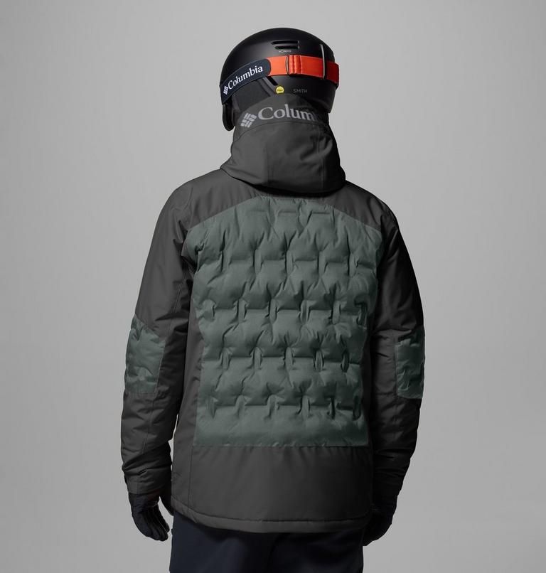 Men's Alpine Break II Insulated Ski Jacket, Color: Shark, Sedona Sage, image 2