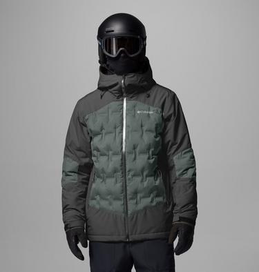 Men's Alpine Break II Insulated Ski Jacket, Color: Shark, Sedona Sage, image 1