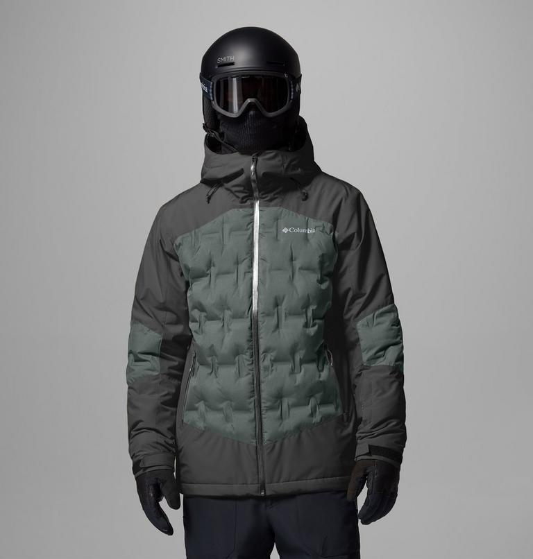 Men's Alpine Break II Insulated Ski Jacket, Color: Shark, Sedona Sage, image 1