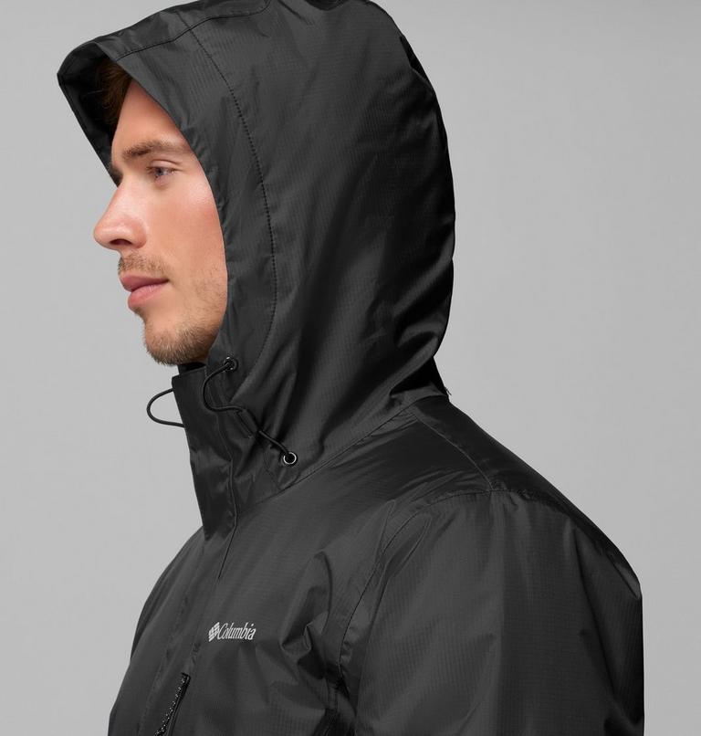 Men's Pouring Adventure Waterproof Insulated Jacket, Color: Black, image 7