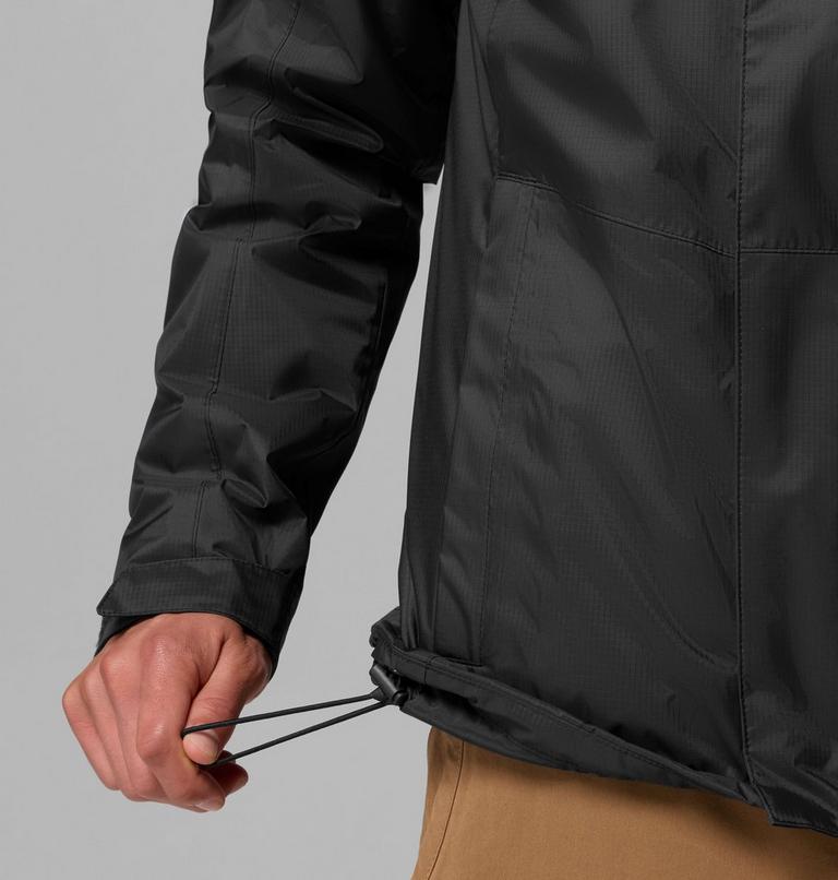 Men's Pouring Adventure Waterproof Insulated Jacket, Color: Black, image 8