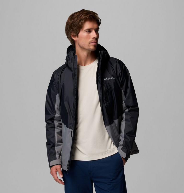 Chaqueta aislante impermeable Pouring Adventure para hombre, Color: Black, City Grey, image 5