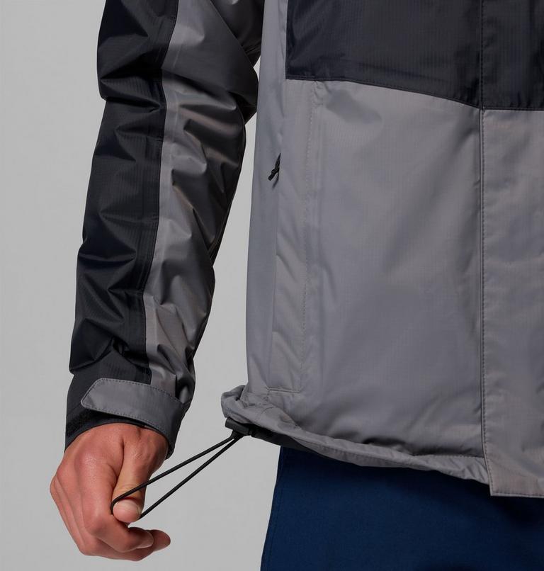 Chaqueta aislante impermeable Pouring Adventure para hombre, Color: Black, City Grey, image 8