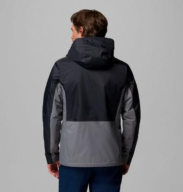Chaqueta aislante impermeable Pouring Adventure para hombre, Color: Black, City Grey, image 7