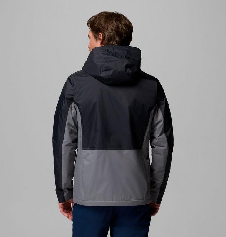 Chaqueta aislante impermeable Pouring Adventure para hombre, Color: Black, City Grey, image 3
