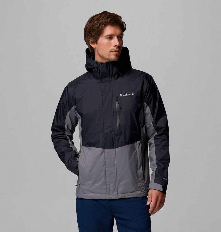 Chaqueta aislante impermeable Pouring Adventure para hombre, Color: Black, City Grey, image 1