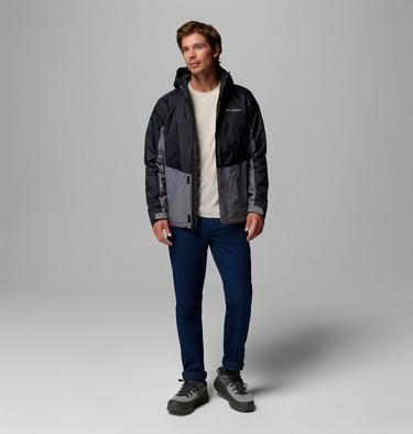Chaqueta aislante impermeable Pouring Adventure para hombre, Color: Black, City Grey, image 6